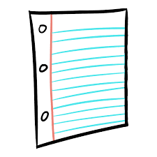 clip art of a sheet of paper